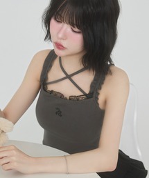 rumnel:(�����l��)�́y�J�b�v�t���z���[�X�t�����L���~�\�[�� / Lace Frill Camisole(�L���~�\�[��)