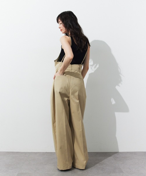 HANNE（アン）の「キャミサロペット（サロペット/オーバーオール・レディース・ブラック/ホワイト/ベージュ・S/M）」の19枚目の写真