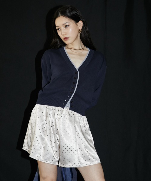 VION(ヴィオン)の「ミニマルドットイージーショートパンツ / Minimal Dot Easy Short Pants(その他パンツ・レディース・ホワイト/ブラック・M/S)」の8枚目の写真