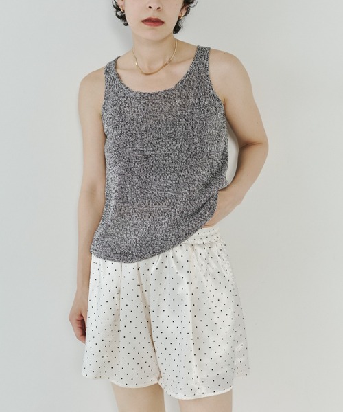 VION(ヴィオン)の「ミニマルドットイージーショートパンツ / Minimal Dot Easy Short Pants(その他パンツ・レディース・ホワイト/ブラック・M/S)」の18枚目の写真