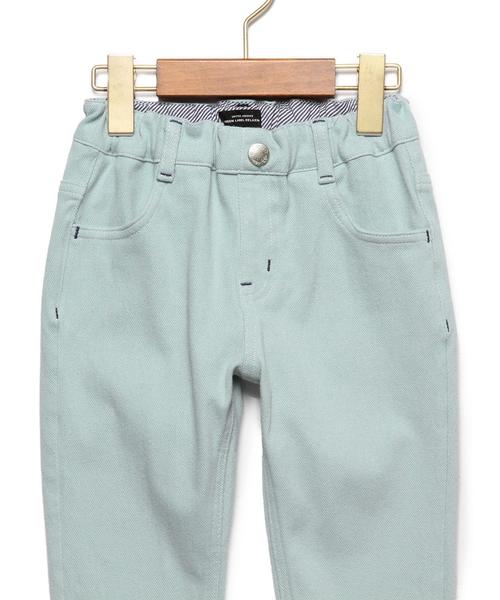 green label relaxing（グリーンレーベルリラクシング）の「GLRデニムニット パンツ◆（その他パンツ・キッズ・ホワイト/ライトブルー・95cm/105cm/115cm/125cm/135cm）」の7枚目の写真