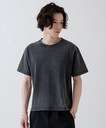 無地 ショートレングス ワイド Tシャツ