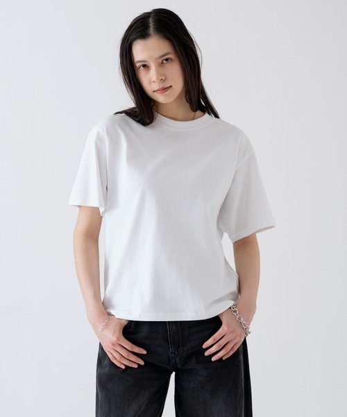 improves(インプローブス)の「無地 ショートレングス ワイド Tシャツ(Tシャツ/カットソー・メンズ・ホワイト/カモフラージュ/ブラック/その他・LARGE/X-LARGE/MEDIUM)」の5枚目の写真