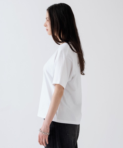 improves(インプローブス)の「無地 ショートレングス ワイド Tシャツ(Tシャツ/カットソー・メンズ・ホワイト/カモフラージュ/ブラック/その他・LARGE/X-LARGE/MEDIUM)」の6枚目の写真
