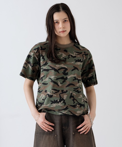 improves(インプローブス)の「無地 ショートレングス ワイド Tシャツ(Tシャツ/カットソー・メンズ・ホワイト/カモフラージュ/ブラック/その他・LARGE/X-LARGE/MEDIUM)」の17枚目の写真