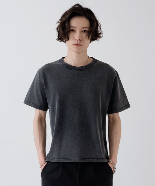 improves(インプローブス)の「無地 ショートレングス ワイド Tシャツ(Tシャツ/カットソー・メンズ・ホワイト/カモフラージュ/ブラック/その他・LARGE/X-LARGE/MEDIUM)」の13枚目の写真