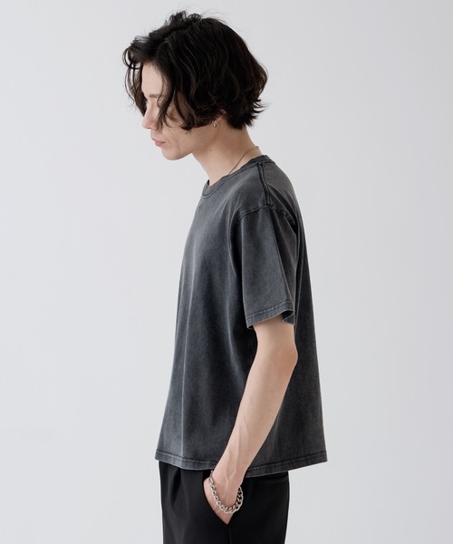 improves(インプローブス)の「無地 ショートレングス ワイド Tシャツ(Tシャツ/カットソー・メンズ・ホワイト/カモフラージュ/ブラック/その他・LARGE/X-LARGE/MEDIUM)」の14枚目の写真