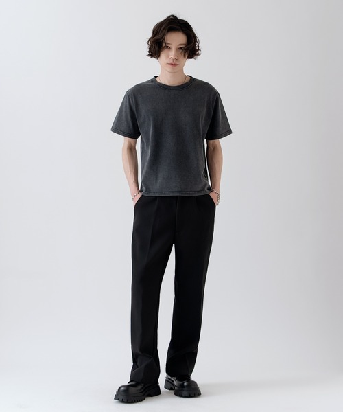 improves(インプローブス)の「無地 ショートレングス ワイド Tシャツ(Tシャツ/カットソー・メンズ・ホワイト/カモフラージュ/ブラック/その他・LARGE/X-LARGE/MEDIUM)」の16枚目の写真
