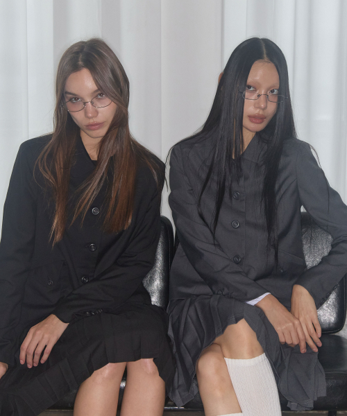 FANCY CLUB（ファンシークラブ）の「クラシックバックルプリーツミディスカート(GRAY) F25ZD970（スカート・レディース・その他・ONE）」の5枚目の写真