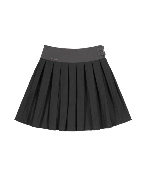 FANCY CLUB（ファンシークラブ）の「クラシックバックルプリーツミディスカート(GRAY) F25ZD970（スカート・レディース・その他・ONE）」の6枚目の写真