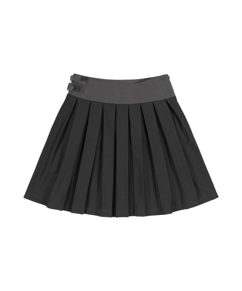 FANCY CLUB（ファンシークラブ）の「クラシックバックルプリーツミディスカート(GRAY) F25ZD970（スカート・レディース・その他・ONE）」の7枚目の写真