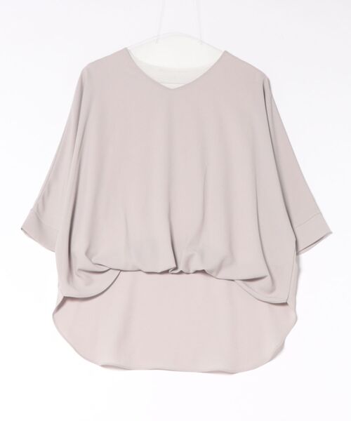 Jines（ジネス）の「シフォンブラウジングブラウス（シャツ/ブラウス・レディース・ベージュ/ブラウン/ブラック/ホワイト・38）」の4枚目の写真