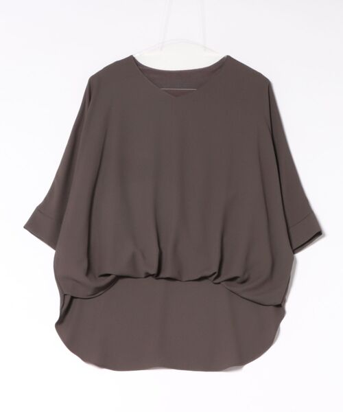 Jines(ジネス)の「シフォンブラウジングブラウス(Tシャツ/カットソー・レディース・ベージュ/ブラウン/ブラック/ホワイト・38)」の15枚目の写真