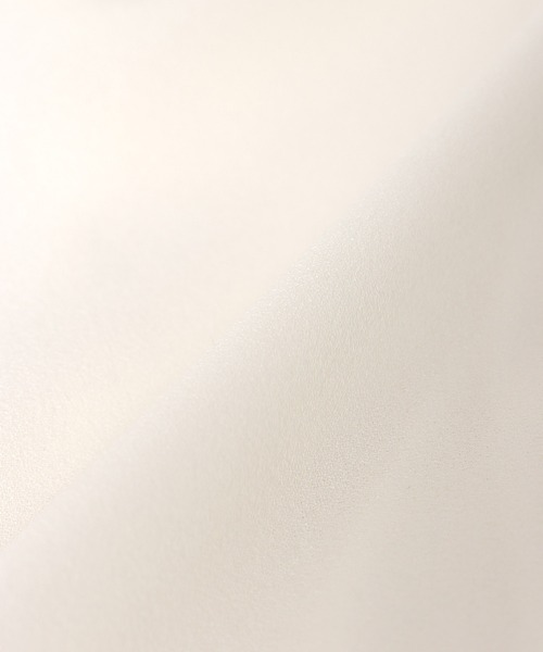 Jines(ジネス)の「シフォンブラウジングブラウス(Tシャツ/カットソー・レディース・ベージュ/ブラウン/ブラック/ホワイト・38)」の12枚目の写真