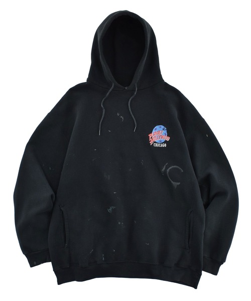 [USED] логотип PLANET HOLLYWOOD 90’s — футболка, сделано в USA