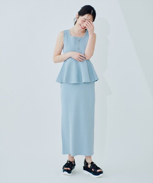 natural couture（ナチュラルクチュール）の「チュールスポサン（サンダル・レディース・オフホワイト/ピンクベージュ/ブラック・MEDIUM/LARGE）」の9枚目の写真