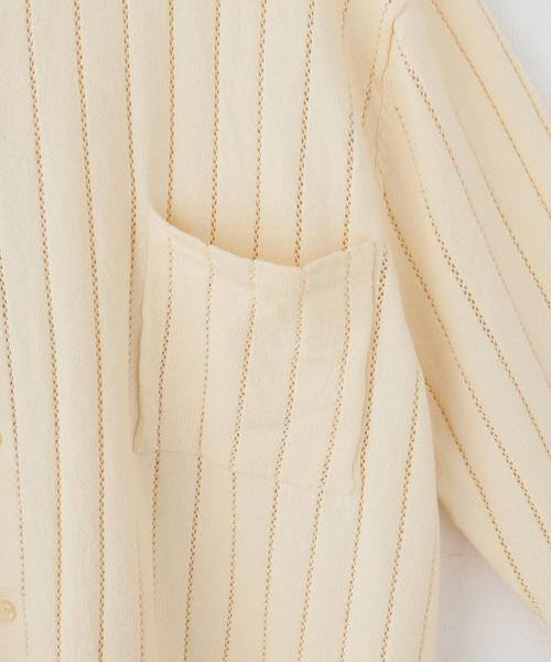 IENA（イエナ）の「WANDERUNG/ワンデルング cotton cashmere knit SH ニット WRKNN-005-01（ニット/セーター・レディース・アイボリー・FREE）」の16枚目の写真