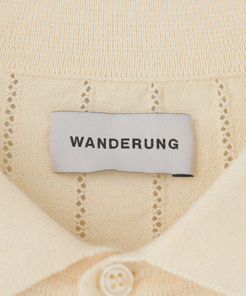 IENA（イエナ）の「WANDERUNG/ワンデルング cotton cashmere knit SH ニット WRKNN-005-01（ニット/セーター・レディース・アイボリー・FREE）」の19枚目の写真