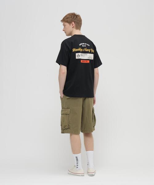 AVIREX(アヴィレックス)の「PATCHED S/S T-SHIRT "Brooklyn" / パッチド ショートスリーブ Tシャツ ”ブルックリン” / AVIREX / アヴィレックス(Tシャツ/カットソー・メンズ・ブラック/ホワイト/ネイビー/オレンジ・MEDIUM/LARGE/X-LARGE/XX-LARGE)」の6枚目の写真