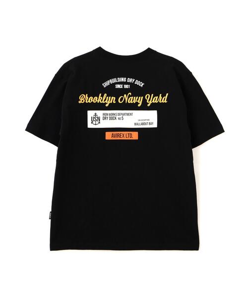 AVIREX(アヴィレックス)の「PATCHED S/S T-SHIRT "Brooklyn" / パッチド ショートスリーブ Tシャツ ”ブルックリン” / AVIREX / アヴィレックス(Tシャツ/カットソー・メンズ・ブラック/ホワイト/ネイビー/オレンジ・MEDIUM/LARGE/X-LARGE/XX-LARGE)」の9枚目の写真