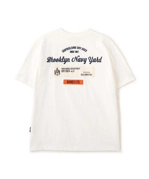 AVIREX(アヴィレックス)の「PATCHED S/S T-SHIRT "Brooklyn" / パッチド ショートスリーブ Tシャツ ”ブルックリン” / AVIREX / アヴィレックス(Tシャツ/カットソー・メンズ・ブラック/ホワイト/ネイビー/オレンジ・MEDIUM/LARGE/X-LARGE/XX-LARGE)」の15枚目の写真