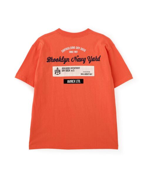 AVIREX(アヴィレックス)の「PATCHED S/S T-SHIRT "Brooklyn" / パッチド ショートスリーブ Tシャツ ”ブルックリン” / AVIREX / アヴィレックス(Tシャツ/カットソー・メンズ・ブラック/ホワイト/ネイビー/オレンジ・MEDIUM/LARGE/X-LARGE/XX-LARGE)」の20枚目の写真