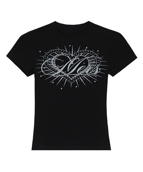 Ressaca(レサーカ)の「ハートプリントTシャツ(Tシャツ/カットソー・レディース・ブラック/グレー・M)」の6枚目の写真