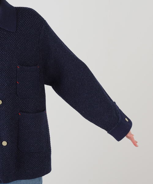 FRAMeWORK（フレームワーク）の「MEIAS KNIT カバーオール（カーディガン/ボレロ・レディース・アイボリー・FREE）」の10枚目の写真