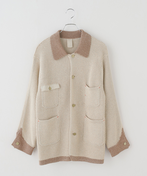 FRAMeWORK（フレームワーク）の「MEIAS KNIT カバーオール（カーディガン/ボレロ・レディース・アイボリー・FREE）」の19枚目の写真