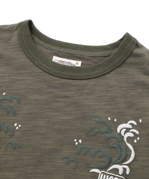 WASK（ワスク）の「アーカイブ日本地図スラブTシャツ（Tシャツ/カットソー・キッズ・レッド/グリーン・150cm/140cm/130cm/160cm）」の11枚目の写真