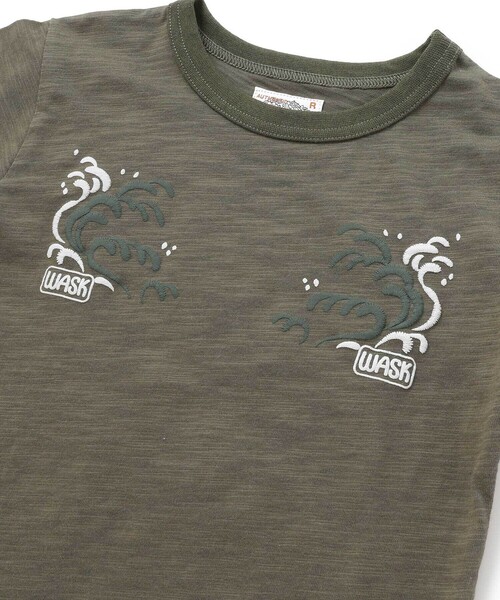 WASK（ワスク）の「アーカイブ日本地図スラブTシャツ（Tシャツ/カットソー・キッズ・レッド/グリーン・150cm/140cm/130cm/160cm）」の12枚目の写真