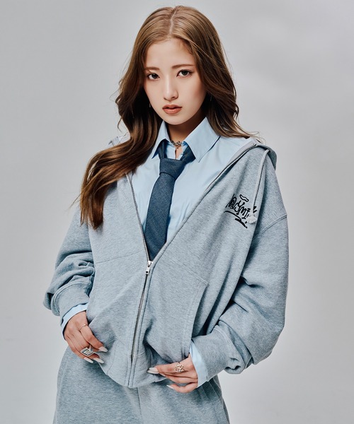 WIND AND SEA（ウィンダンシー）の「MOXYMILL HOODIE（パーカー・レディース・グレー・L-XL/S-M）」の3枚目の写真