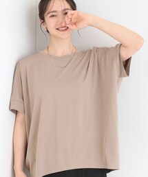 SHOO・LA・RUE | 【新色追加/ひんやり/UV/S-LL/体型カバー】秋まで着られる ひやとろドルマンTシャツ(Tシャツ/カットソー)