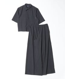 THOUSAND MILE（サウザンドマイル）の「THOUSAND MILE/サウザンドマイル　ショートスリーブシャツ＆ロングパンツ セットアップ　SHORTSLEEVE SHIRT＆LONG PANTS SET STRIPE（セットアップ）」