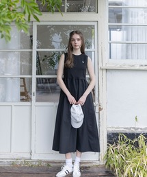 U.S. POLO ASSN. | 【U.S. POLO ASSN.】clear 別注 布帛切替ノースリーブロングワンピース(ワンピース)