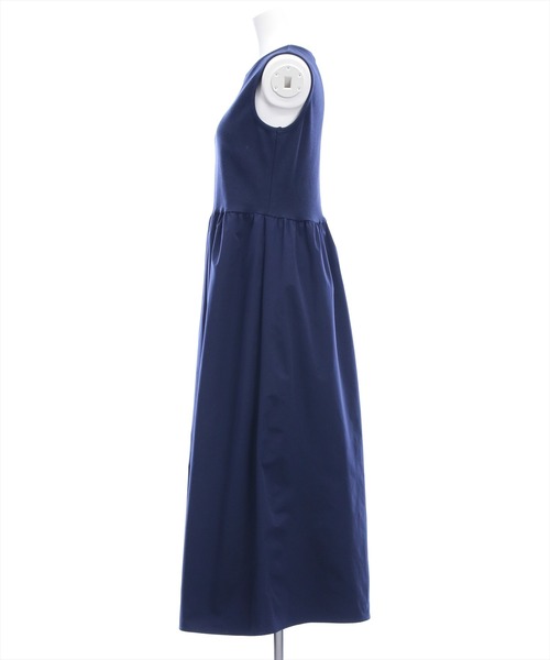 U.S. POLO ASSN.（ユーエスポロアッスン）の「【U.S. POLO ASSN.】clear 別注 布帛切替ノースリーブロングワンピース（ワンピース・レディース・ブラック/ネイビー・F）」の12枚目の写真
