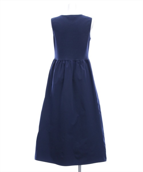 U.S. POLO ASSN.（ユーエスポロアッスン）の「【U.S. POLO ASSN.】clear 別注 布帛切替ノースリーブロングワンピース（ワンピース・レディース・ブラック/ネイビー・F）」の14枚目の写真