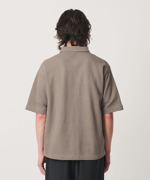 BEAUTY&YOUTH UNITED ARROWS（ビューティーアンドユースユナイテッドアローズ）の「パナマ ニット シャツ ウォッシャブル（カーディガン/ボレロ・メンズ・ベージュ/ブラック・L/M/XL/S）」の17枚目の写真