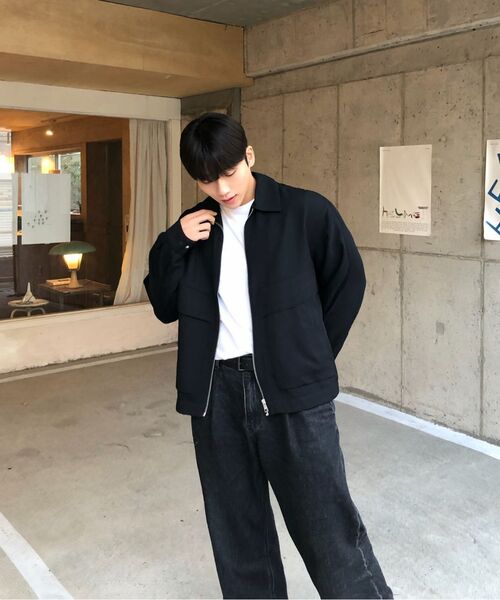 MINDBRIDGE（マインドブリッジ）の「[COUTURE]ブラック変形ミニマルブルゾン（ブルゾン・メンズ・ブラック・110/105/100/95）」の2枚目の写真