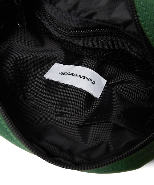 thisisneverthat(ディスイズネバーザット)の「T-Logo Shoulder Bag(ショルダーバッグ・メンズ・グリーン/ブラック・FREE)」の6枚目の写真