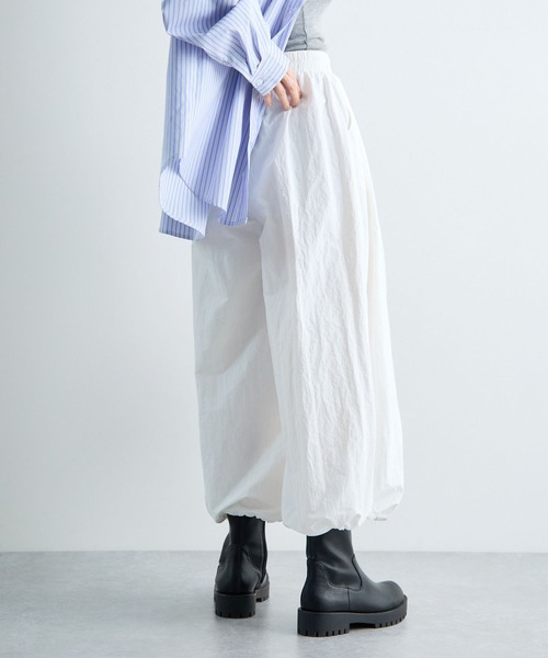 Futier land（フューティアランド）の「ドロスト付きカーゴパンツ（カーゴパンツ・レディース・ブルー/ネイビー/ホワイト・LARGE/MEDIUM）」の7枚目の写真