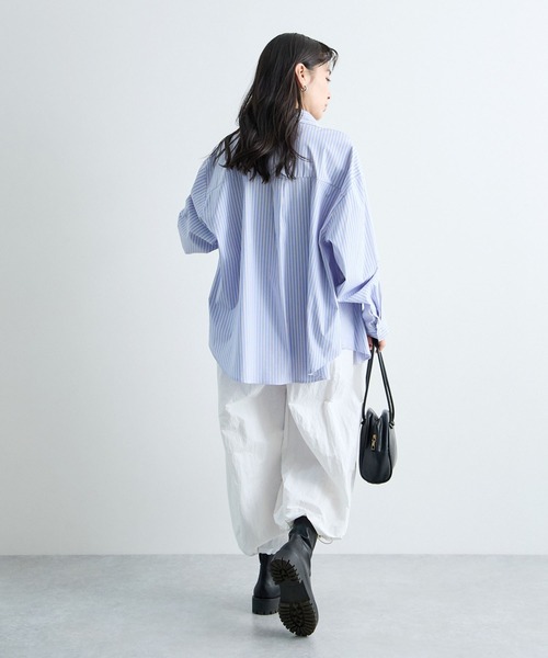 Futier land（フューティアランド）の「ドロスト付きカーゴパンツ（カーゴパンツ・レディース・ブルー/ネイビー/ホワイト・LARGE/MEDIUM）」の12枚目の写真
