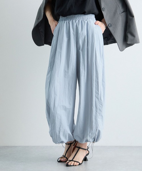 Futier land（フューティアランド）の「ドロスト付きカーゴパンツ（カーゴパンツ・レディース・ブルー/ネイビー/ホワイト・LARGE/MEDIUM）」の13枚目の写真