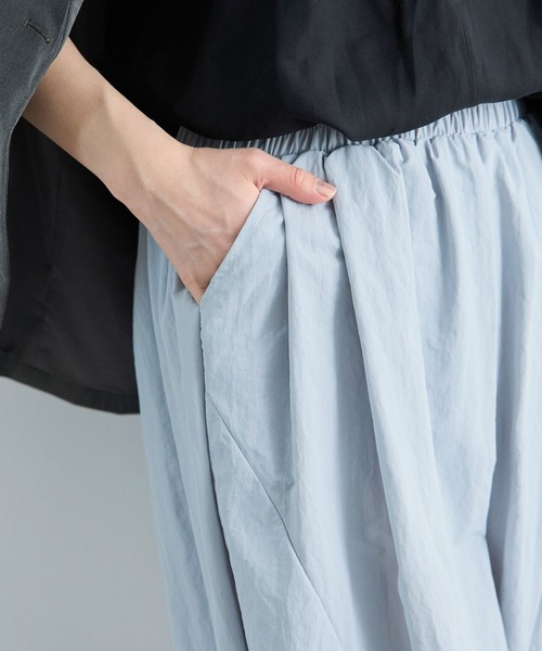 Futier land（フューティアランド）の「ドロスト付きカーゴパンツ（カーゴパンツ・レディース・ブルー/ネイビー/ホワイト・LARGE/MEDIUM）」の16枚目の写真
