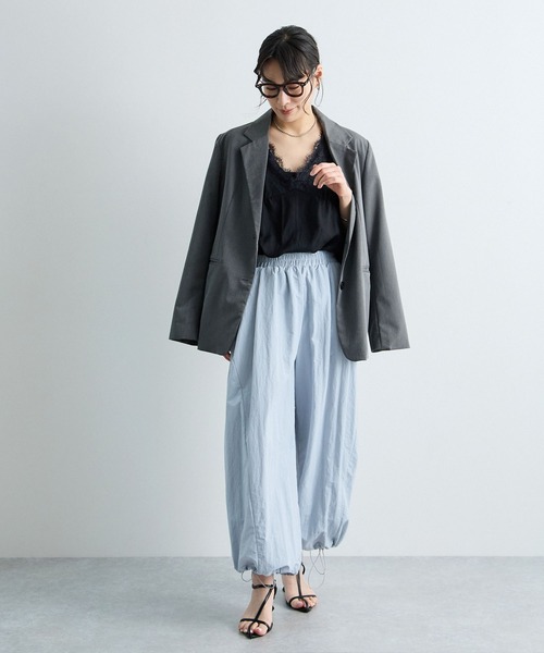 Futier land（フューティアランド）の「ドロスト付きカーゴパンツ（カーゴパンツ・レディース・ブルー/ネイビー/ホワイト・LARGE/MEDIUM）」の18枚目の写真