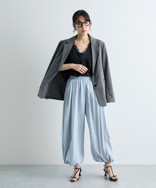 Futier land（フューティアランド）の「ドロスト付きカーゴパンツ（カーゴパンツ・レディース・ブルー/ネイビー/ホワイト・LARGE/MEDIUM）」の20枚目の写真