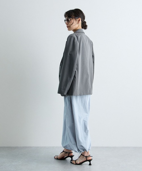 Futier land（フューティアランド）の「ドロスト付きカーゴパンツ（カーゴパンツ・レディース・ブルー/ネイビー/ホワイト・LARGE/MEDIUM）」の21枚目の写真