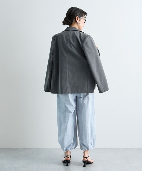 Futier land（フューティアランド）の「ドロスト付きカーゴパンツ（カーゴパンツ・レディース・ブルー/ネイビー/ホワイト・LARGE/MEDIUM）」の22枚目の写真