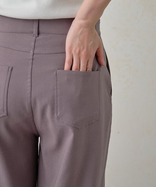 Jena espace merveilleux(ジェナ エスパスメルヴェイユ)の「ストレッチワイドストレートパンツ(その他パンツ・レディース・グレー/オフホワイト/ブラック・FREE)」の11枚目の写真