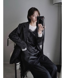 amel（エイメル）の「ベルトセット ライトジャケット ｜ チャコール（テーラードジャケット）」